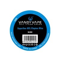 Vandy Vape Superfine MTL Fused Clapton Ni80 (3m) - ηλεκτρονικό τσιγάρο 310.gr