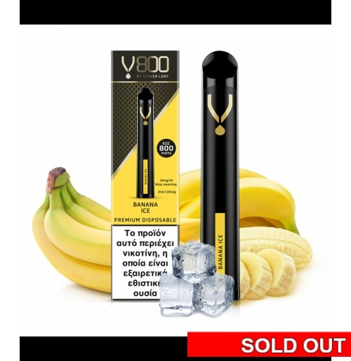 Dinner Lady V800 Disposable Banana Ice 20mg (2ml)