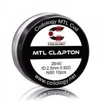 Coilology Ni80 MTL Clapton Prebuilt Coils 0.92Ohm 10pcs - ηλεκτρονικό τσιγάρο 310.gr